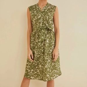 Amour Vert Sleeveless Floral Midi Dress, Sz L
